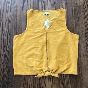 Madewell - 2X - Mustard Yellow Tank